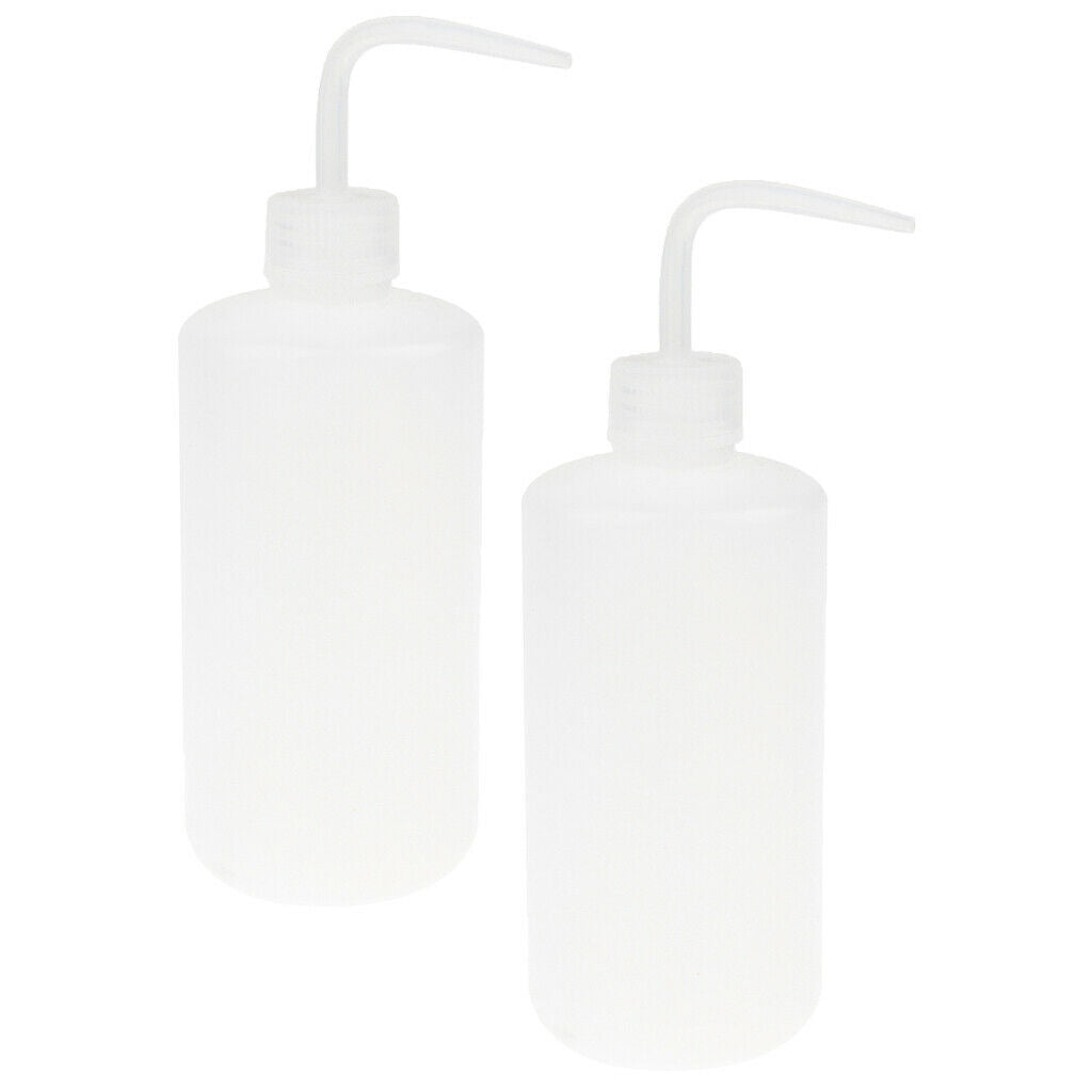 2pcs 500ml Plastic Green Soap Wash Clean  Diffuser Bottle Lab Tattoo