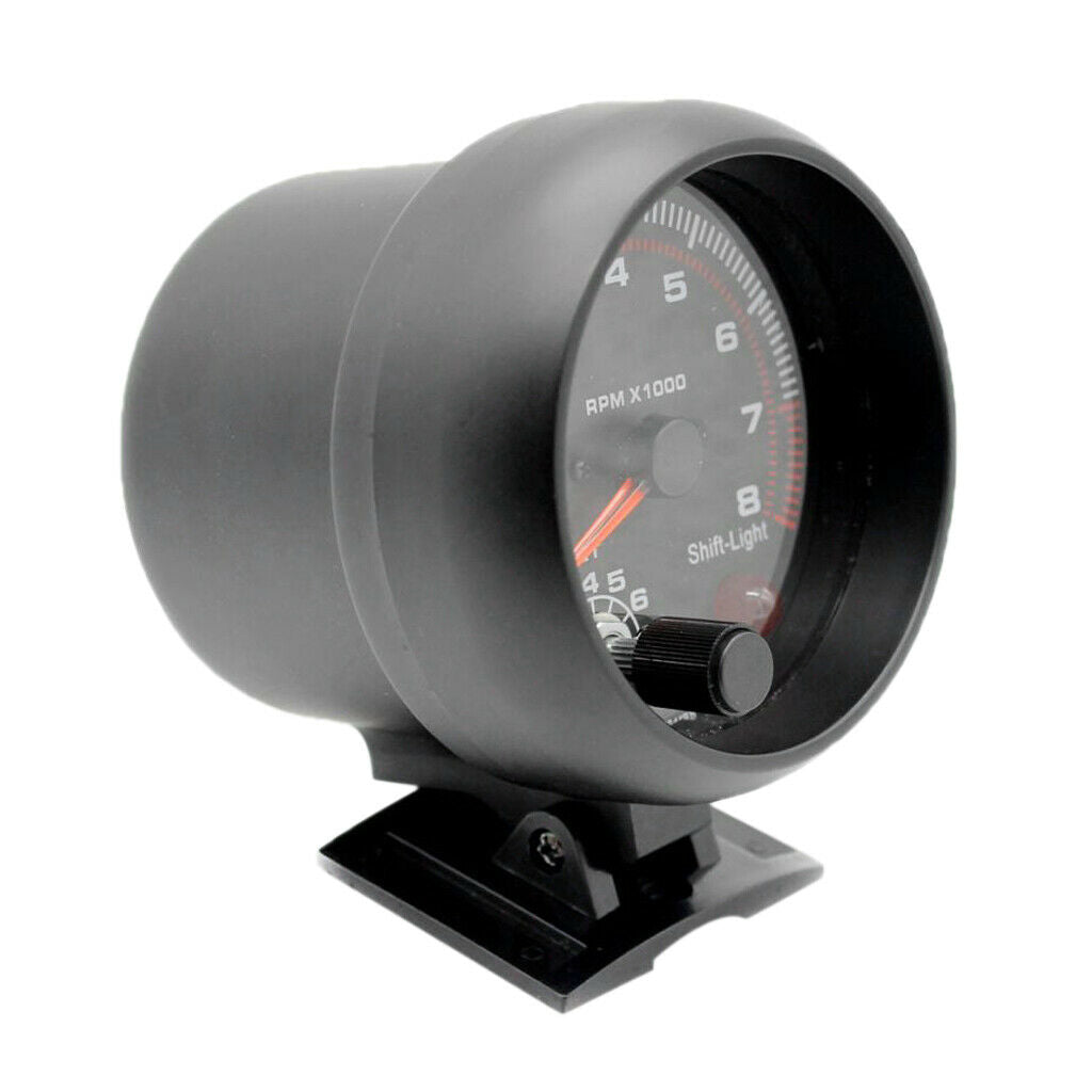 95mm 3.75" Auto Tachometers 0-8000RPM Gauges Car Engine Speed Meters