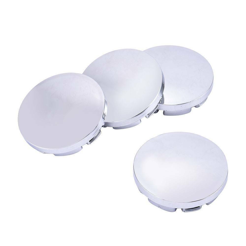 4x 56mm Car Wheel Center Caps Hub Tyre Rim Hub Cover Universal ABS Chrome US