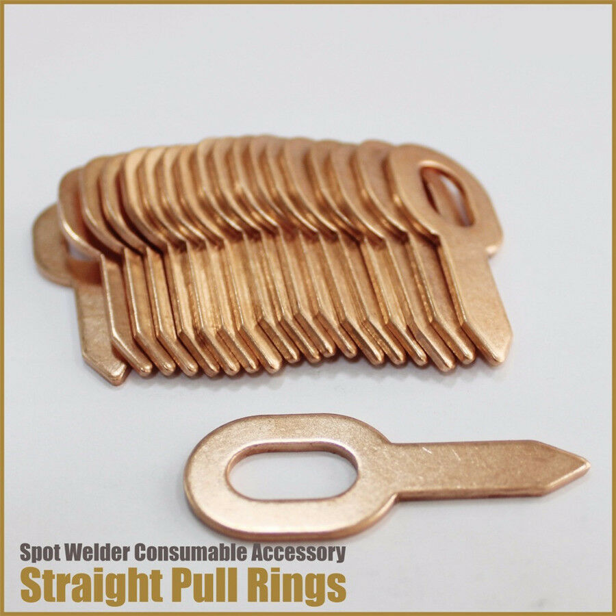 50Pcs Spot Weld Straight Dent Pulling Rings Pads Car Repair Spot Welders Washer