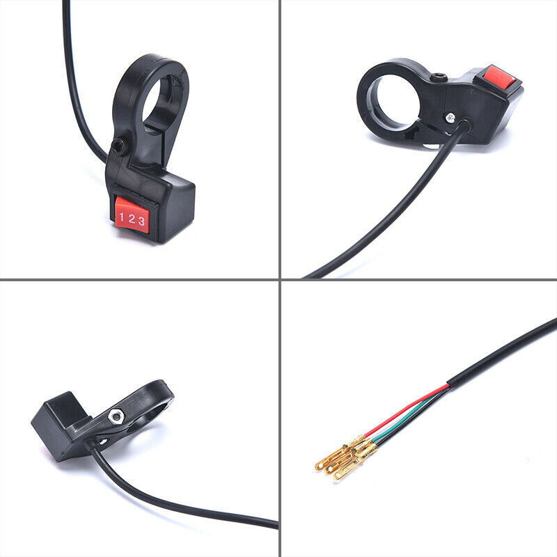 Electric Bicycle Accessory 3 Gears Switch Button Line For E-bike Motor Sc.l8
