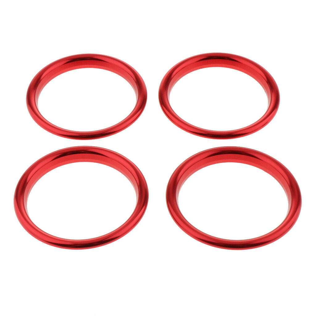 4 Pieces Air Vent Outlet Decoration Ring Cover Trim Fit for Audi A3 S3