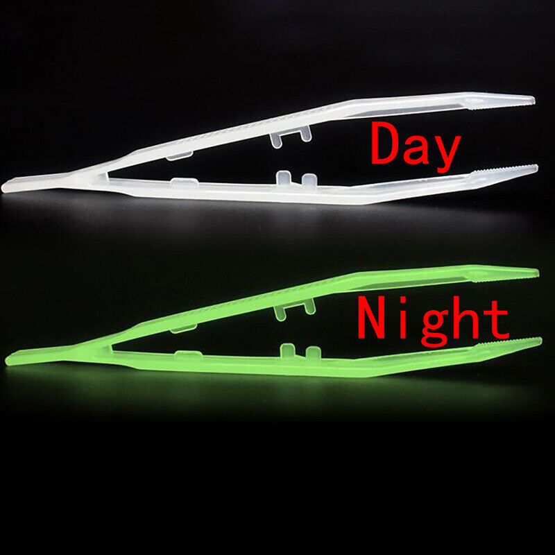 1Pc Reptile Tweezers Noctilucent Clip Feeding Tongs Live Food Feeding Cla.l8