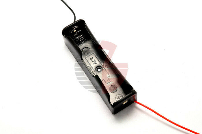 5PCS 18650 Plastic Battery Storage Case Box Holder With Wire Cables For Battery