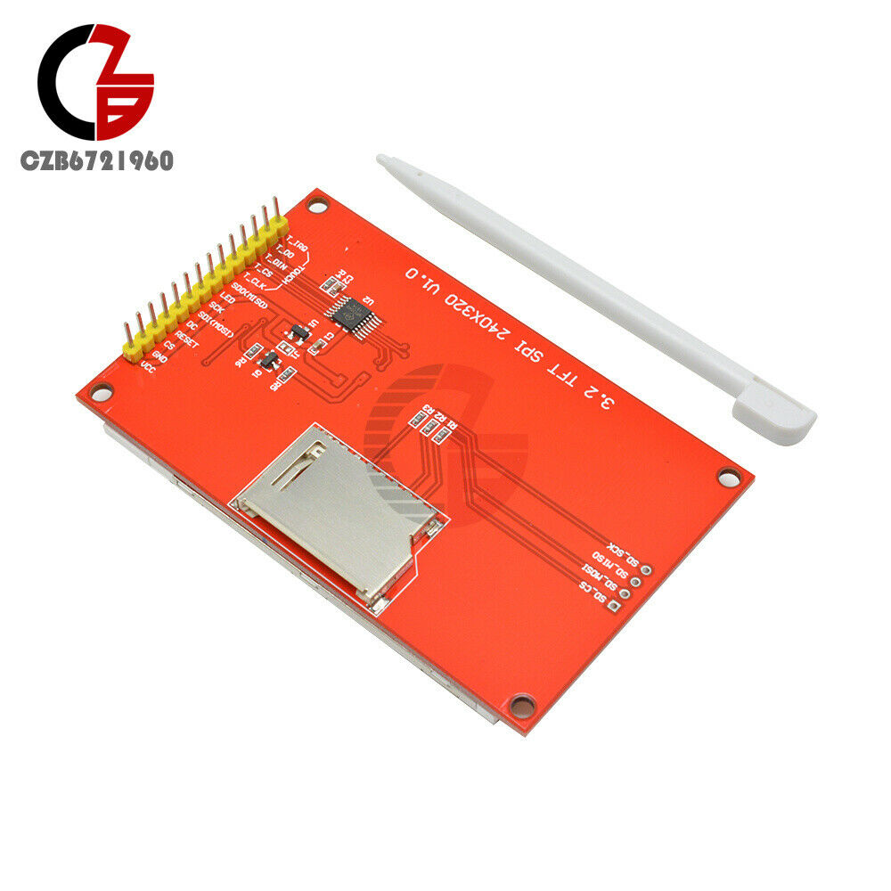 3.2" Inch 320X240 SPI Serial TFT LCD Module Display Screen +Contact Pane