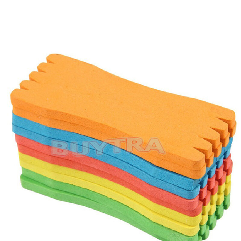 10Pcs/Pack Lightest Sponge Foam Board Fishing Line Accessories Rig Winders Tt