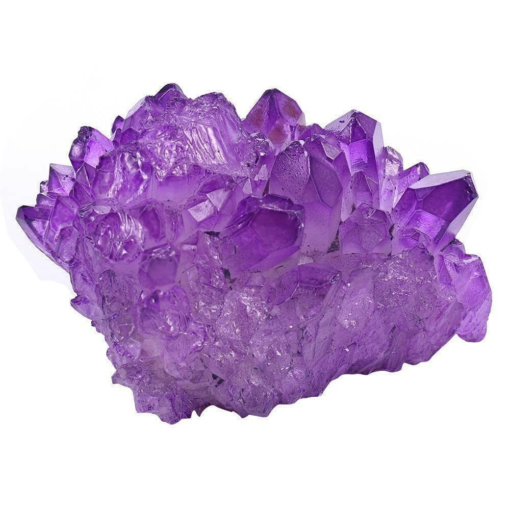 50-80g Natural Aura Angel Crystal Cluster Quartz Titanium Healing Specimen~ NEW