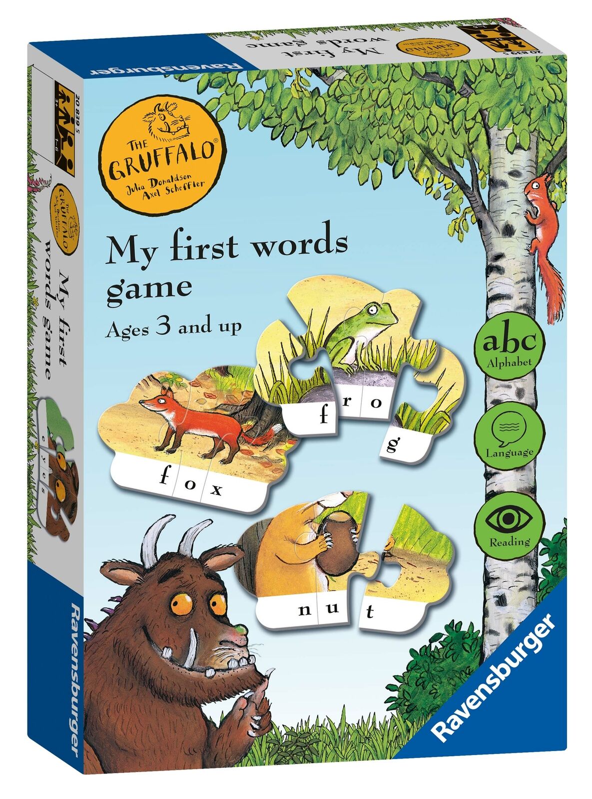 20839 Ravensburger My First Word Games: Gruffalo Card Match Game Puzzle Age 4+