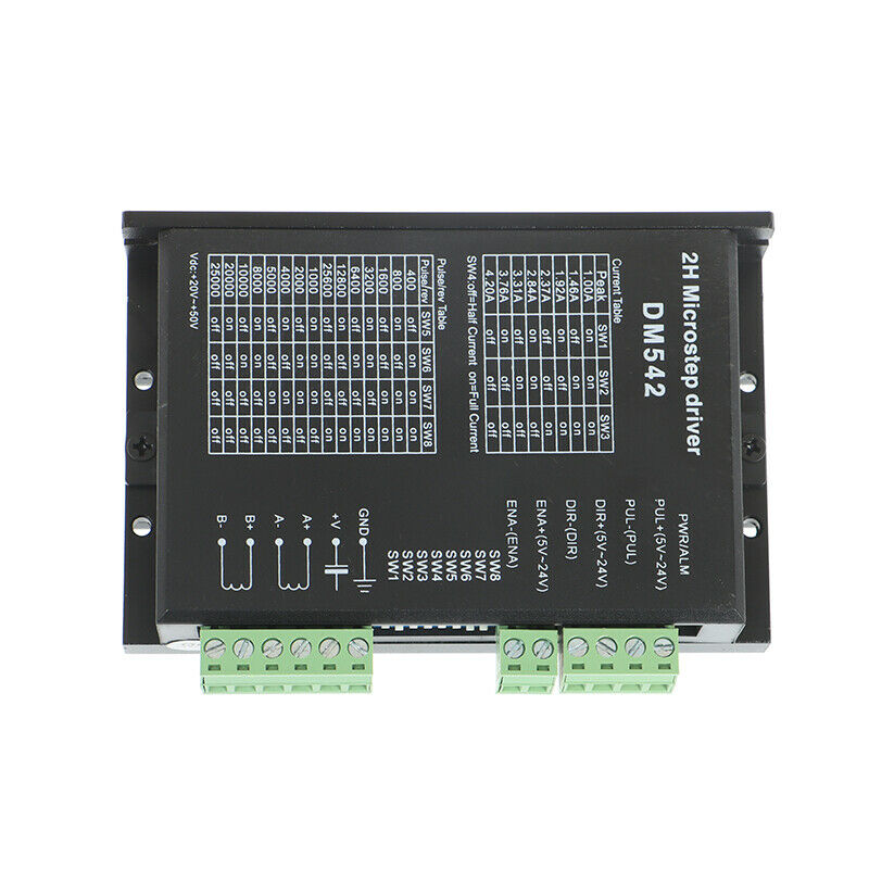 DM542 Stepper Motor Controller 2-phase Digital Stepper Motor Drive TdJ NrEIG KX