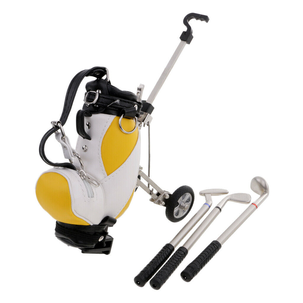 Holder Shape Mini Golf Cart Gifts For Golfer Office Table Decoration