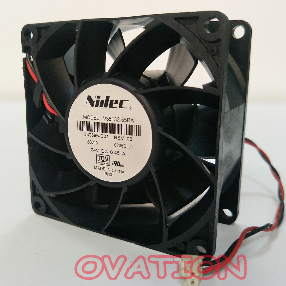 For 1PCS NIDEC V35132-55RA 8038 8CM 24V 0.45A Cooling fan