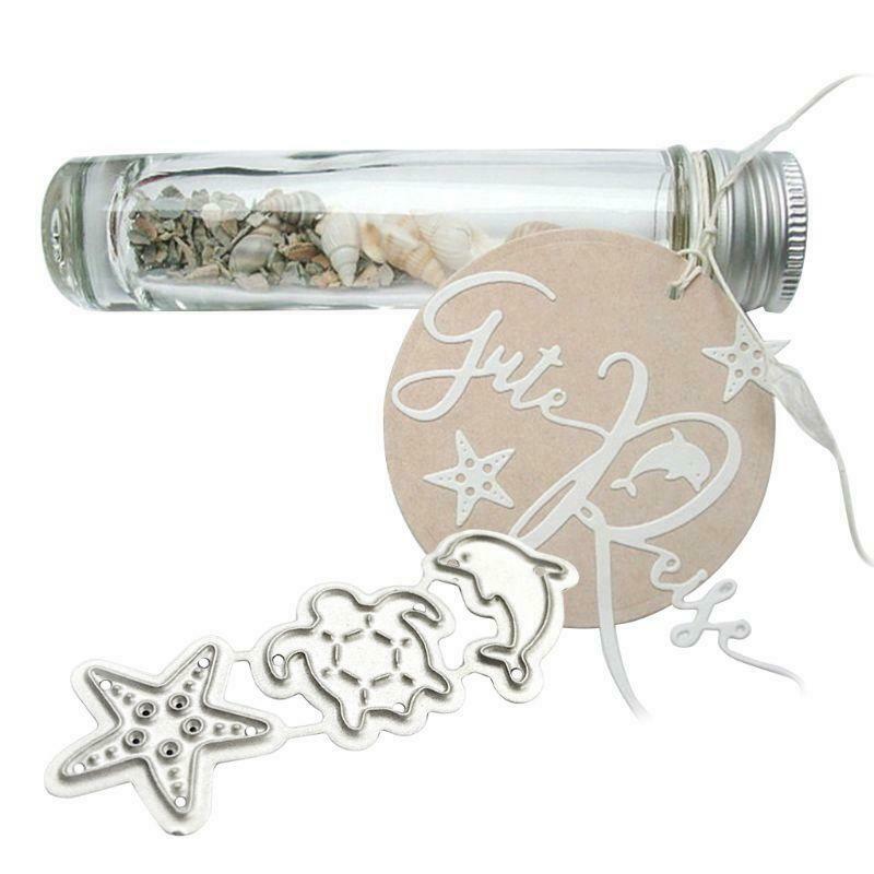 Dolphin Starfish Turtle Metal Cutting Dies Stencil Scrapbooking DIY Album Stamp