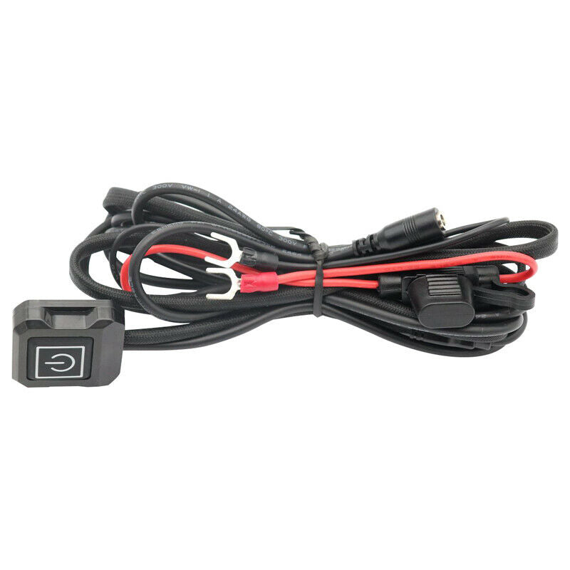 12V Intelligence Motorcycle Bike Heated Hand Grip Pads Handlebar Warm Shrinkable