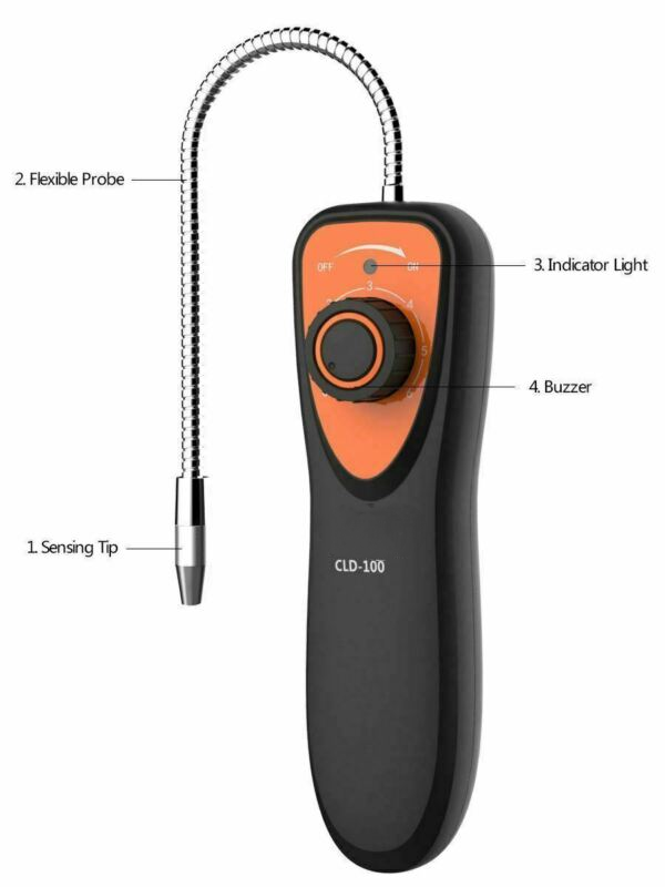 Hvac Leak Detector Elitech Cld-100 Refrigerant Halogen Leak Detector Cfcs Hcfc
