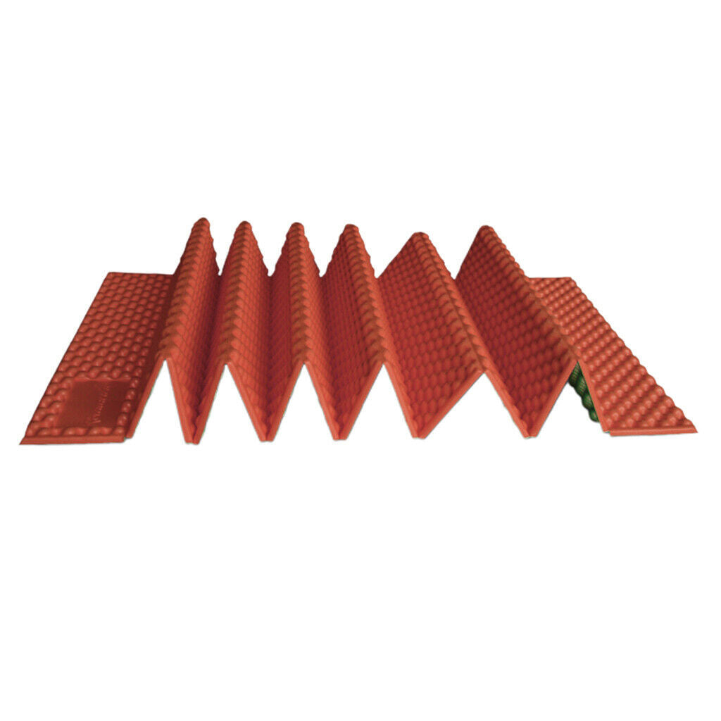 Sleeping Pad Full Mat Camping Mattres Compact Folding Sleeping Tent Orange