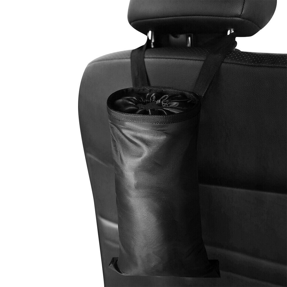 Car Trash Bag Can Litter Garbage Keeper Back Seat Headrest Wastebasket