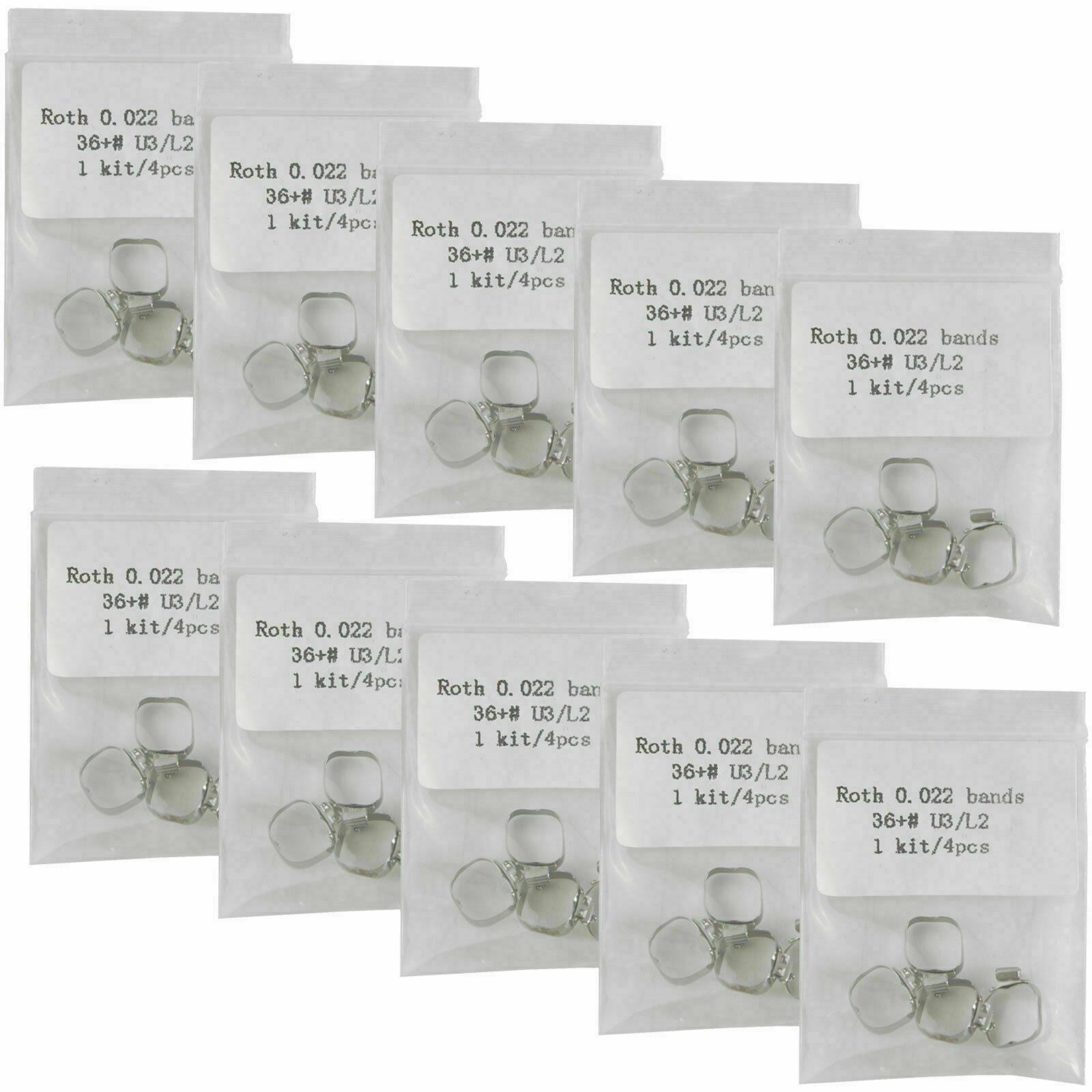 Dental Orthodontic Buccal Tubes Bands Upgrated 50Bag Roth. 022" For 1st Molar CA
