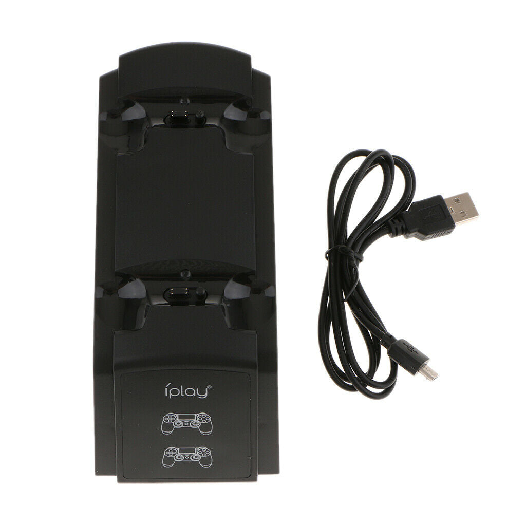 For PS4 Controller Charger Charging Dock Station Dual USB Fast Charging Stand &