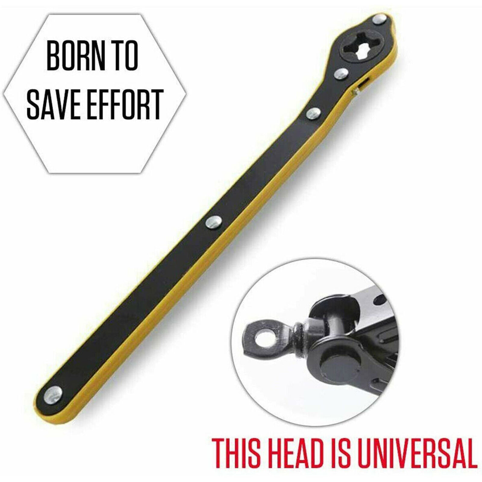 Car Jack Labor-Saving Ratchet Wrench Scissor Jack Garage Tire Wheel Lug Wrench
