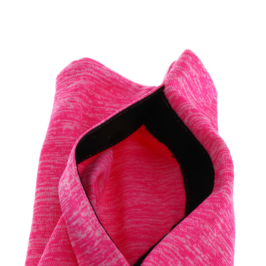 Coin Phone Armband Pouch Hand Bag for Outdoor Running Walking Pink L