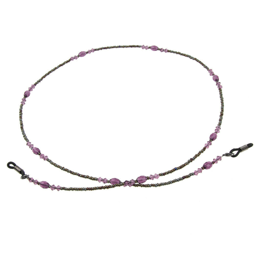Women Beaded Eyeglasses Sunglasses Holder Retainer Cord