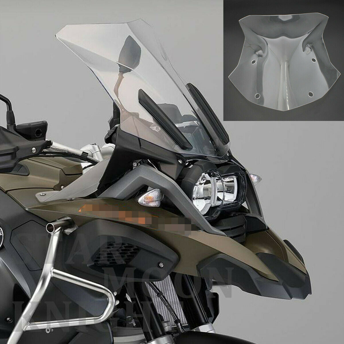 Motorcycle Transparent Windscreen Windshield Screen