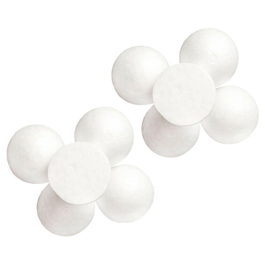 Prettyia 10 Foam Balls Polystyrene120mm Half Round Christmas Decoration Ball