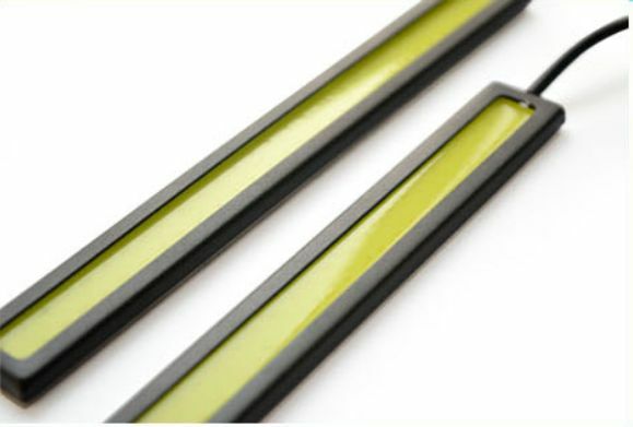 2 Pcs 12V White Bright Waterproof COB LED Light for DRL Fog Driving Lamp For BMW