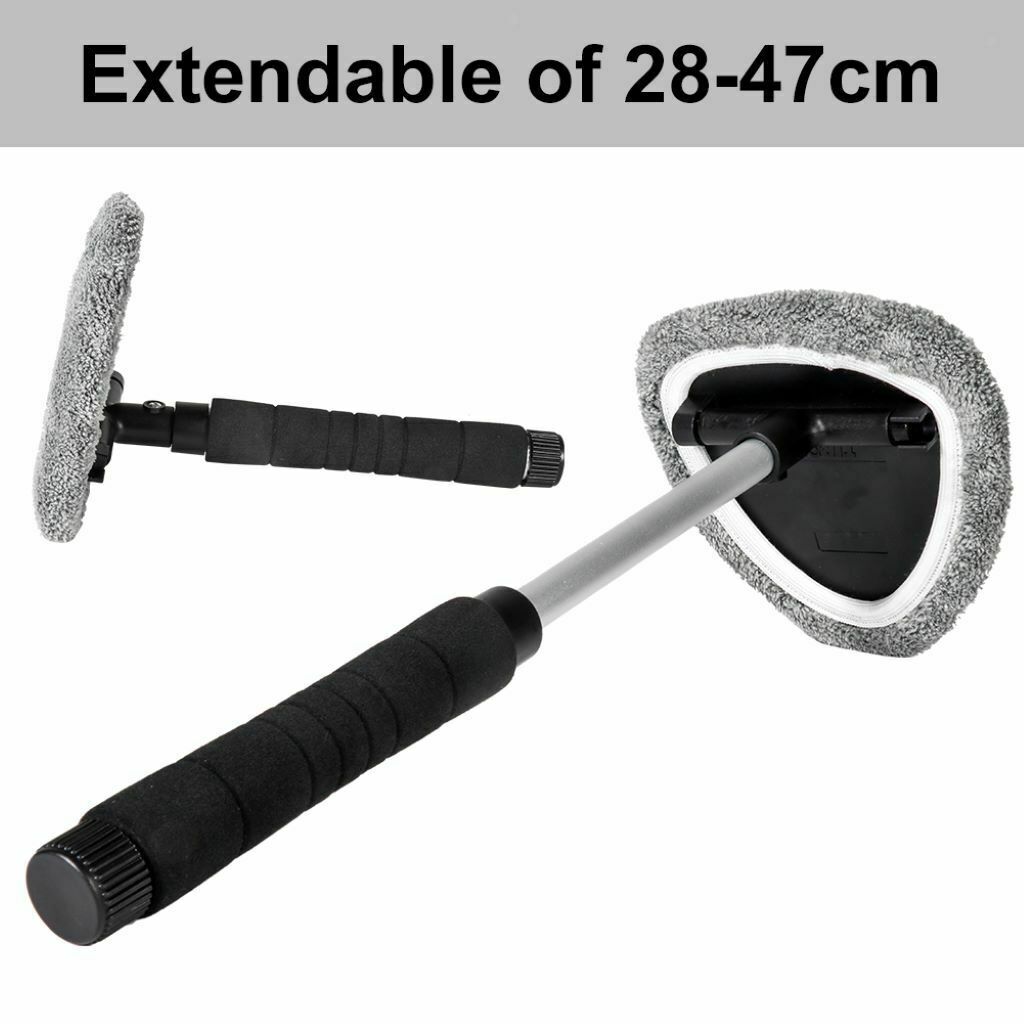 Microfiber Retractable Windshield Cleaner Set Kit 5 Pack Window Fabric