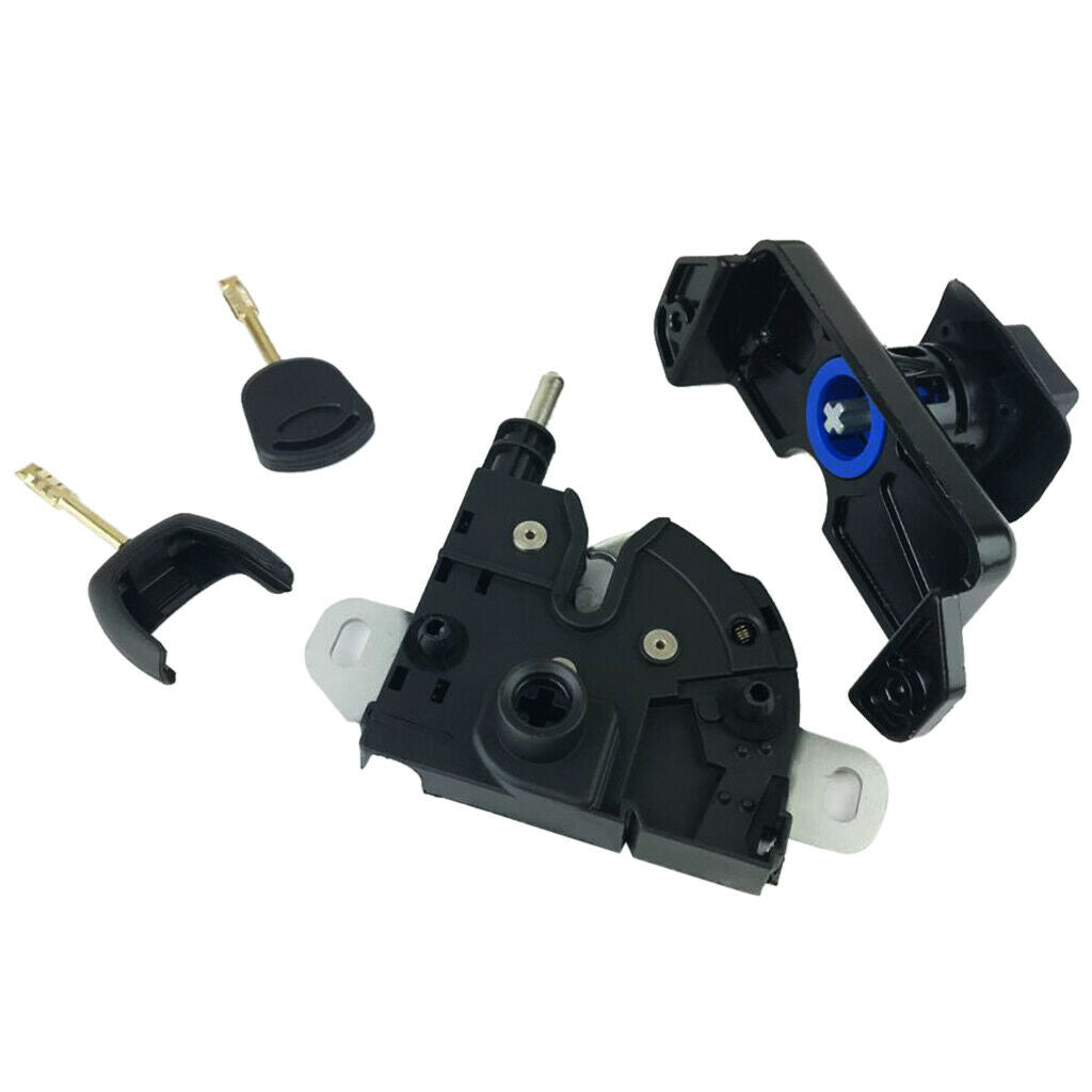 Black Bonnet Hood Catch Latch with 2 Keys for Ford Transit Mk7 06-11 1476762