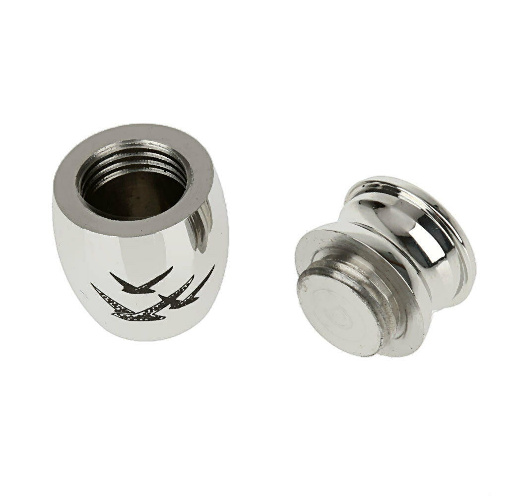 2x Stainless Steel  Pet Cremation Urn Can