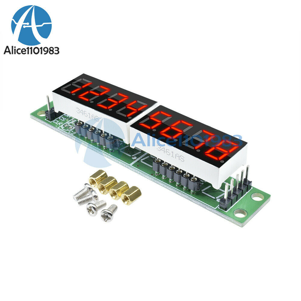 5PCS MAX7219 CWG 8-Digit Digital Tube Display Control Module Red for arduino