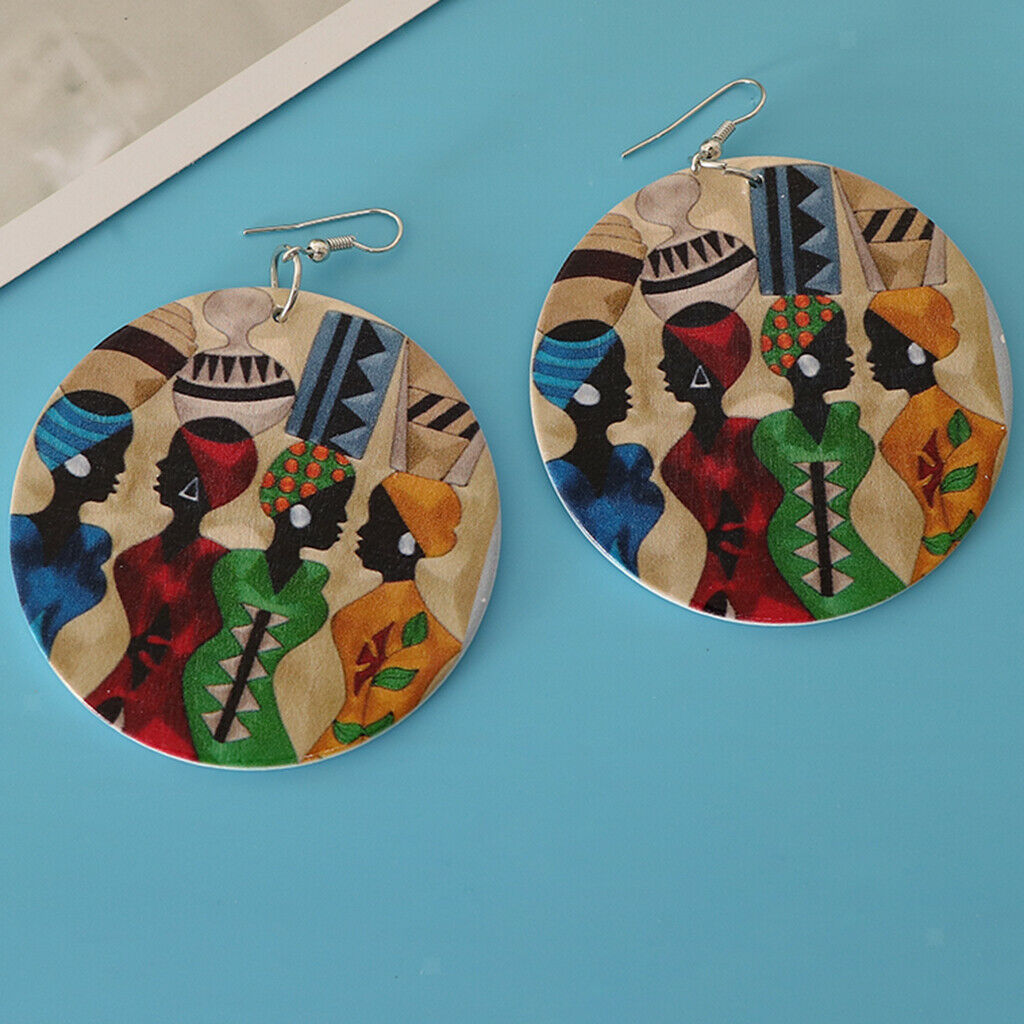 Natural African European Earrings Personalized Cool Girl Jewelry Charm Gift