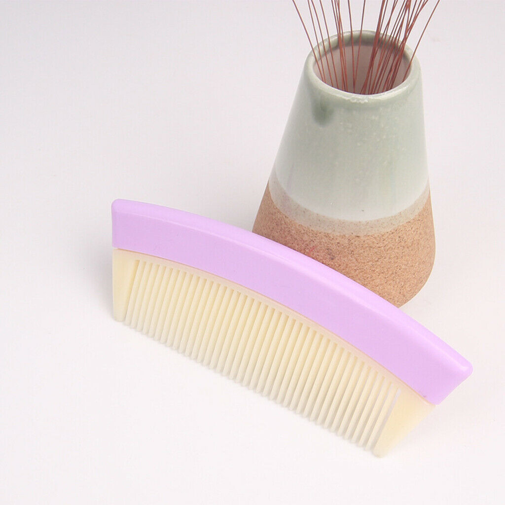 Travel Pocket Fine Tooth Detangling Hair Comb Anti-static Comb Purple