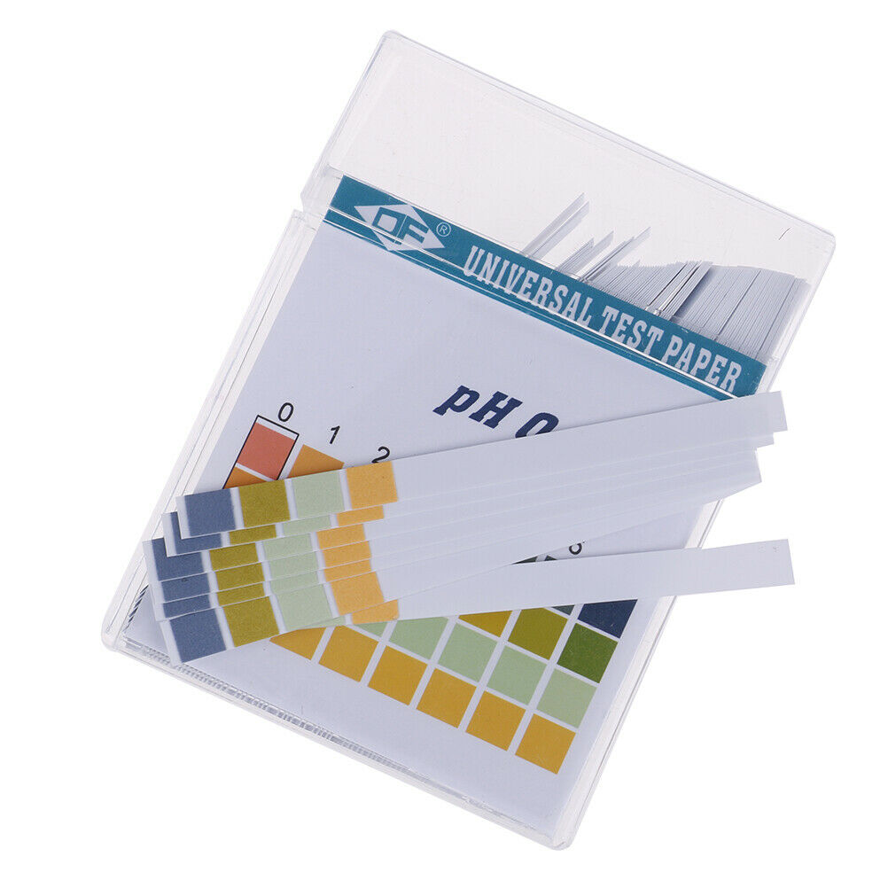 100Pcs 0-14 PH Test Strips Litmus Paper Universal Alkaline Acid Indicator PapDD