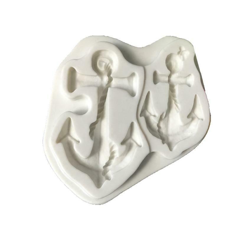 Chocolate Cookie Baking Decoration Supplies Polymer Clay DIY Mold Anchors Shaped
