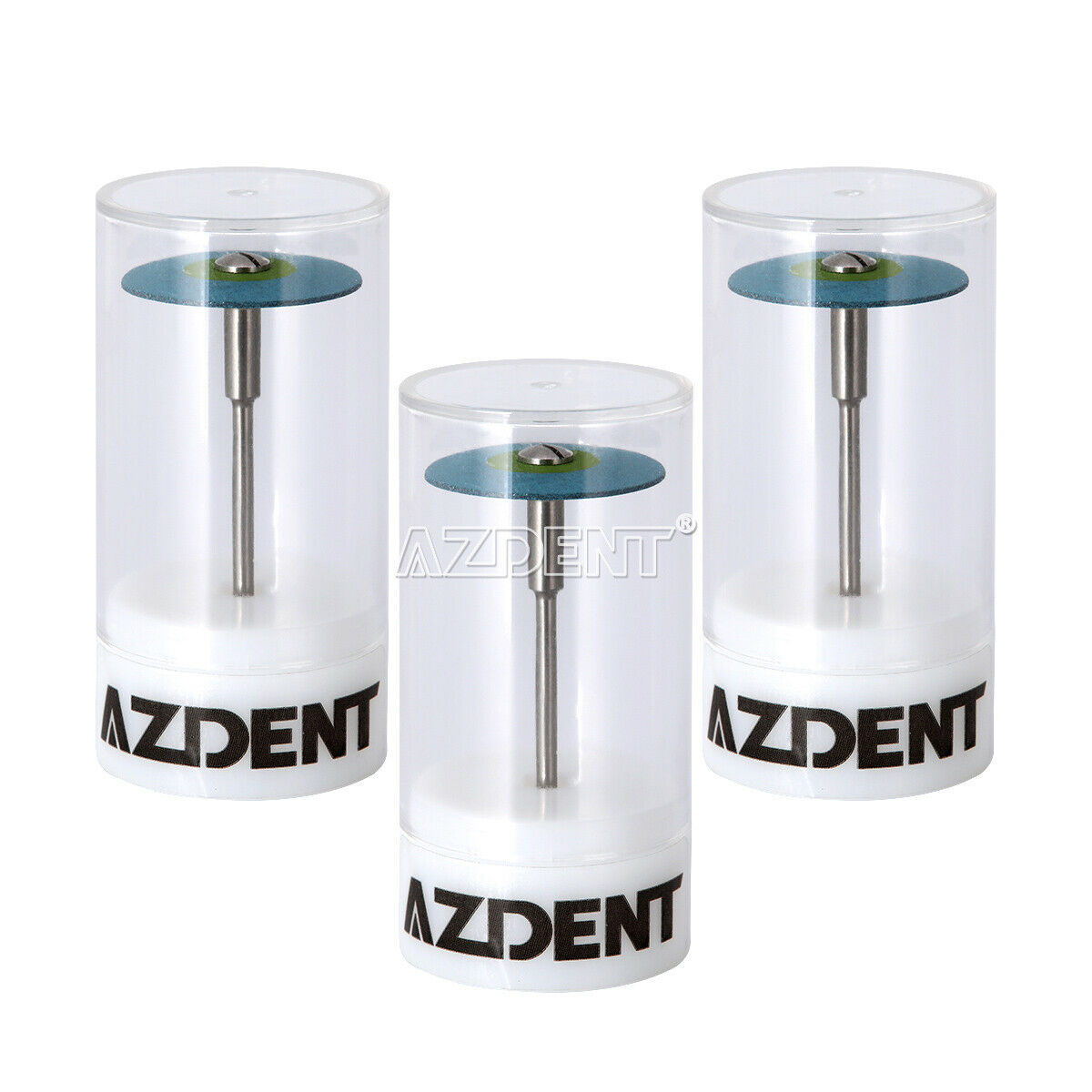 3xDental Rubber Diamond Polisher for Zirconia Porcelain Medium coarse