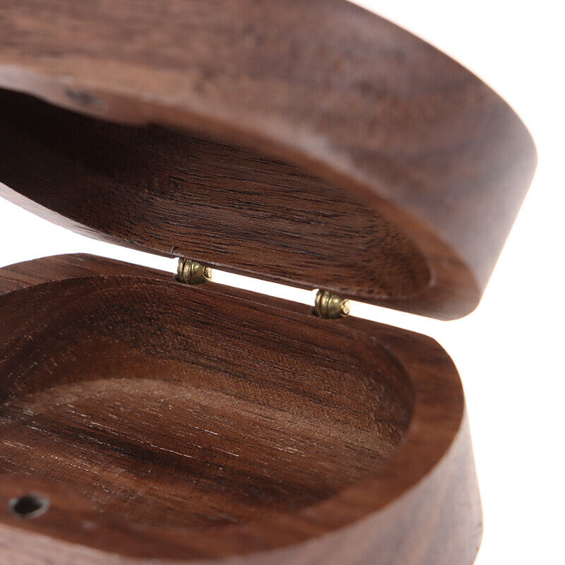 Wood jewelry Ring Box Rustic Wedding Ring Holder Collection Display Gift .l8