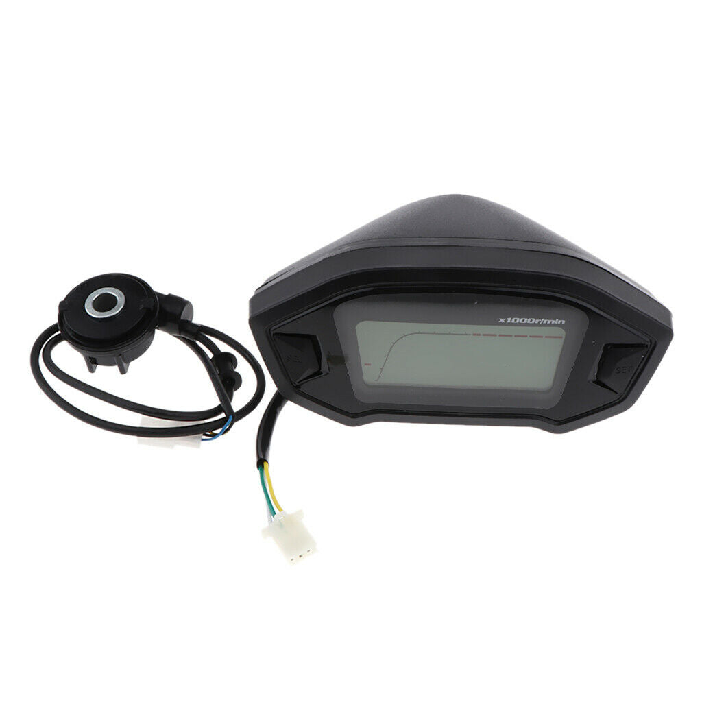 Speedometer Tachometer Gauge ,Universal LCD Backlight Motorcycle Odometer