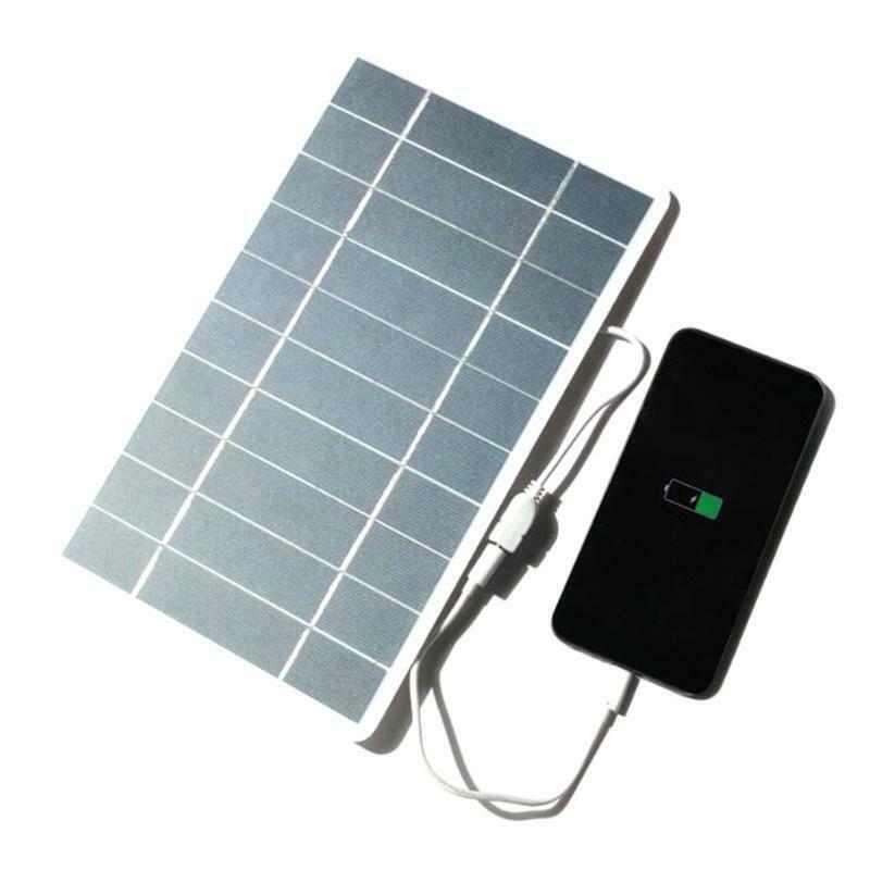 Outdoor Phone Battery Power Bank 5V Flexible Solar Panel Battery with USB Port