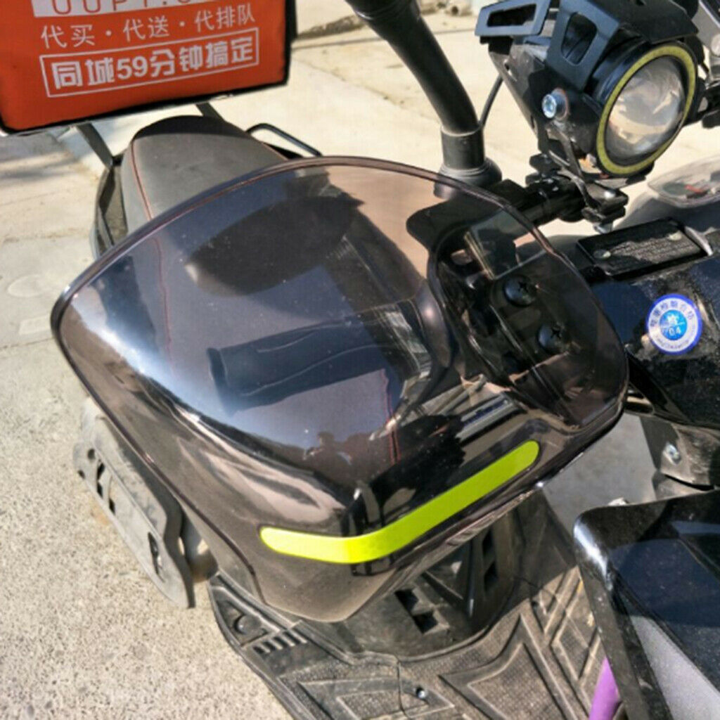 Universal Motorcycle Handlebar Hand Guard Wind Deflector Protector Shield