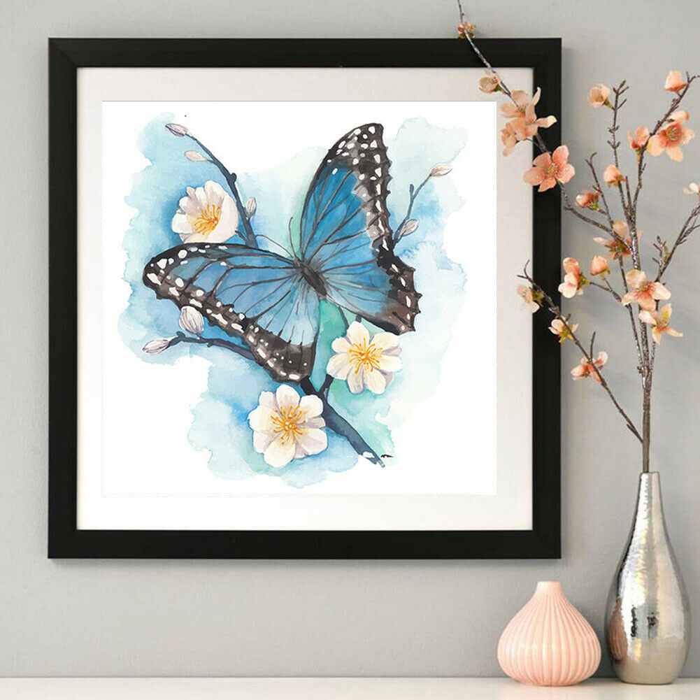 Butterfly 5D DIY Special Shaped Drill Diamond Painting Cross Stitch Mosaic @
