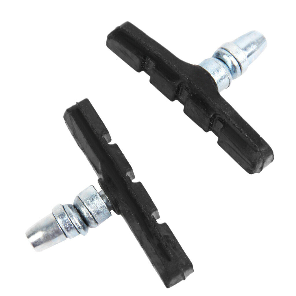 1 Pair Bicycle Cycle Bike V Brake Pads Blocks Stop 70mm