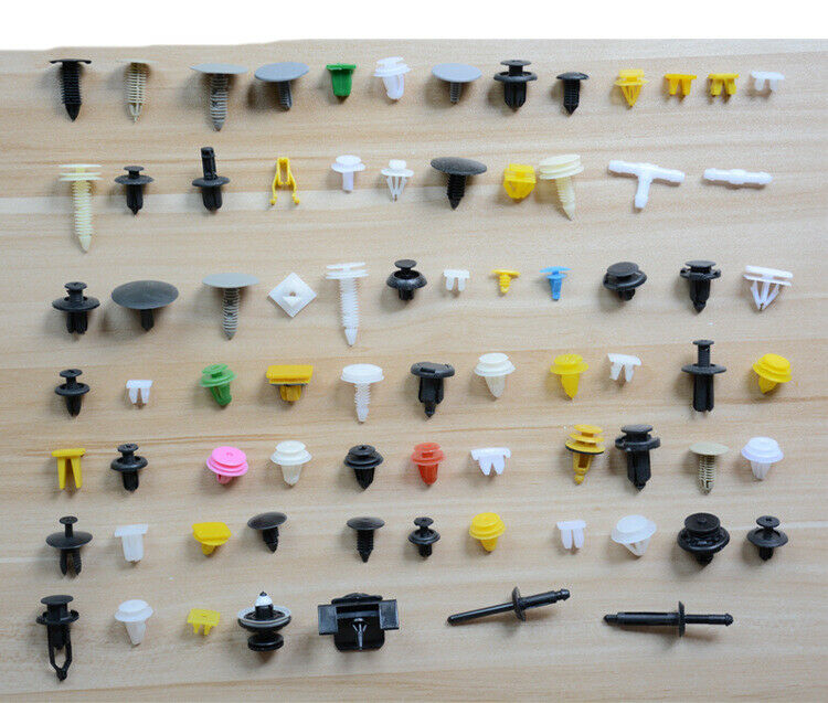 200PCS/P Plastic Car Bumper Interior panel Rivet Retainer Clips Trim Push Pins