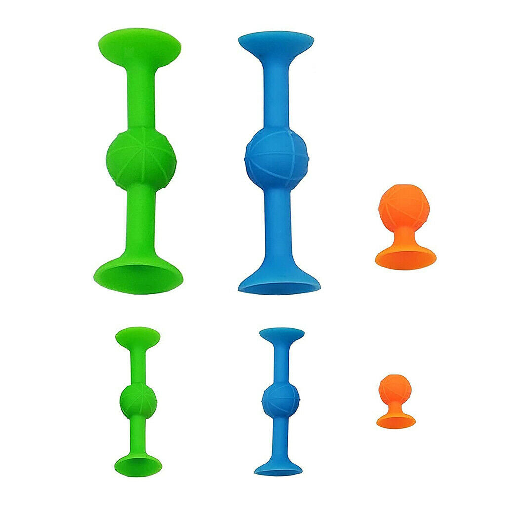 Sucker Cup Toys Soft Silicone Suction Cup Toys Building Blocks Sucker