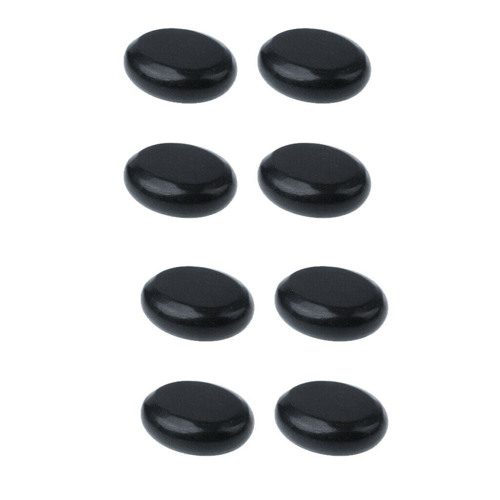 8 Pieces Hot Spa Massage Stone Rock Basalt Energy Stone for Body Facial Care