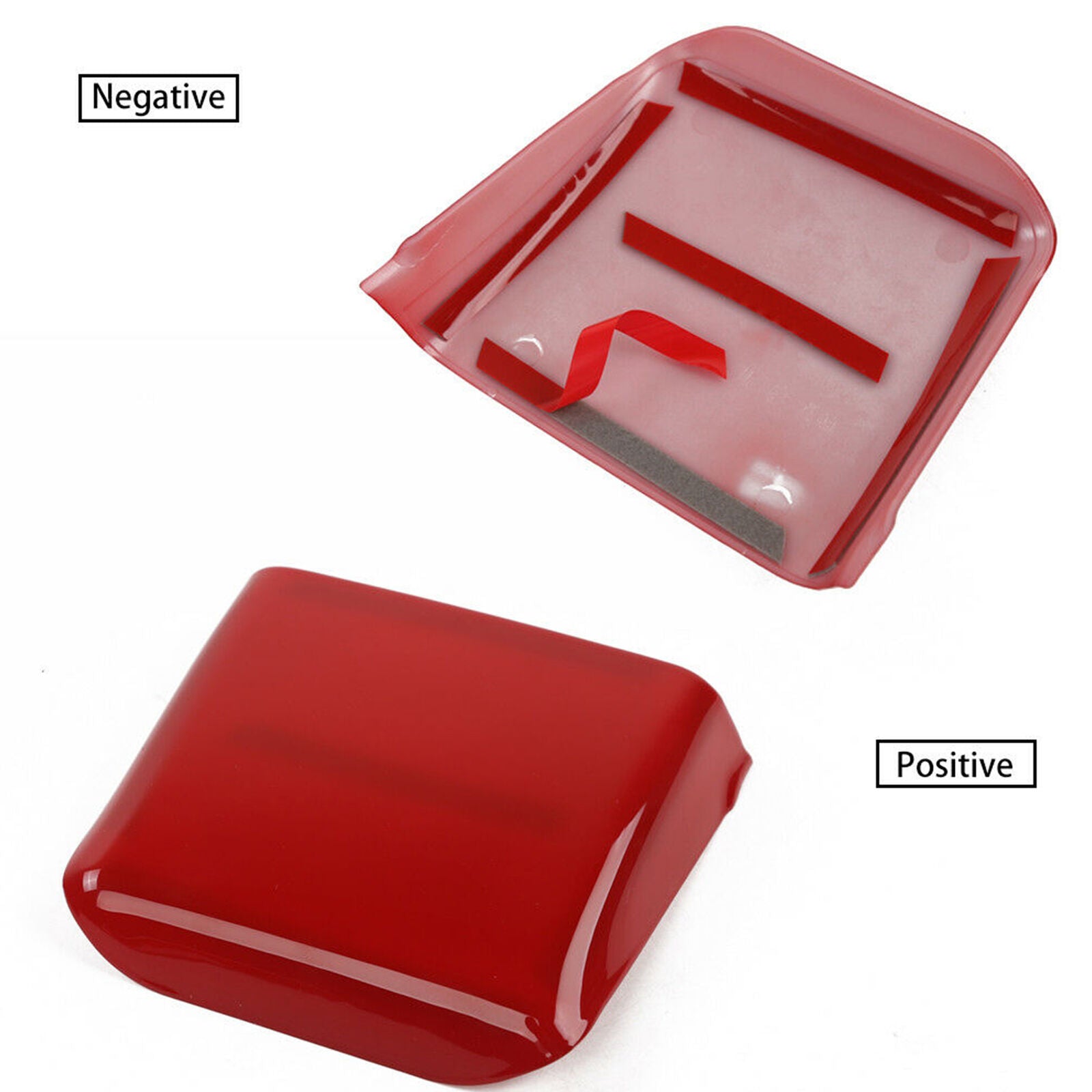 Red Rear Taillight Lamp Decor Cover Trim For Jeep Wrangler JL 2018+ Accessories