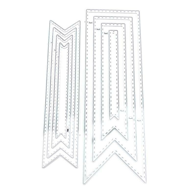 Streamer Bookmark Metal Cutting Dies Stencil Scrapbooking DIY Album Stamp Paper