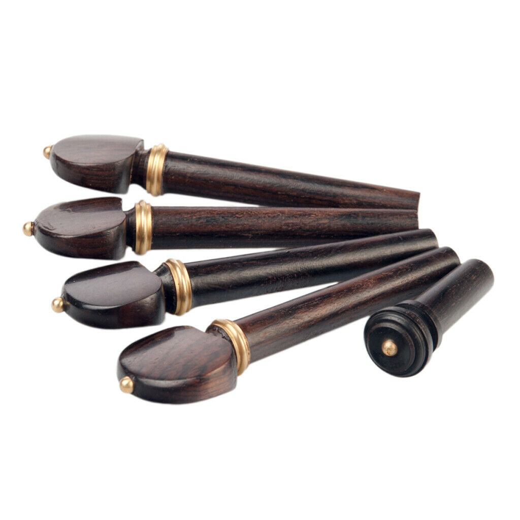 Wooden 4/4 Violin Piece Set with Tuning Tip