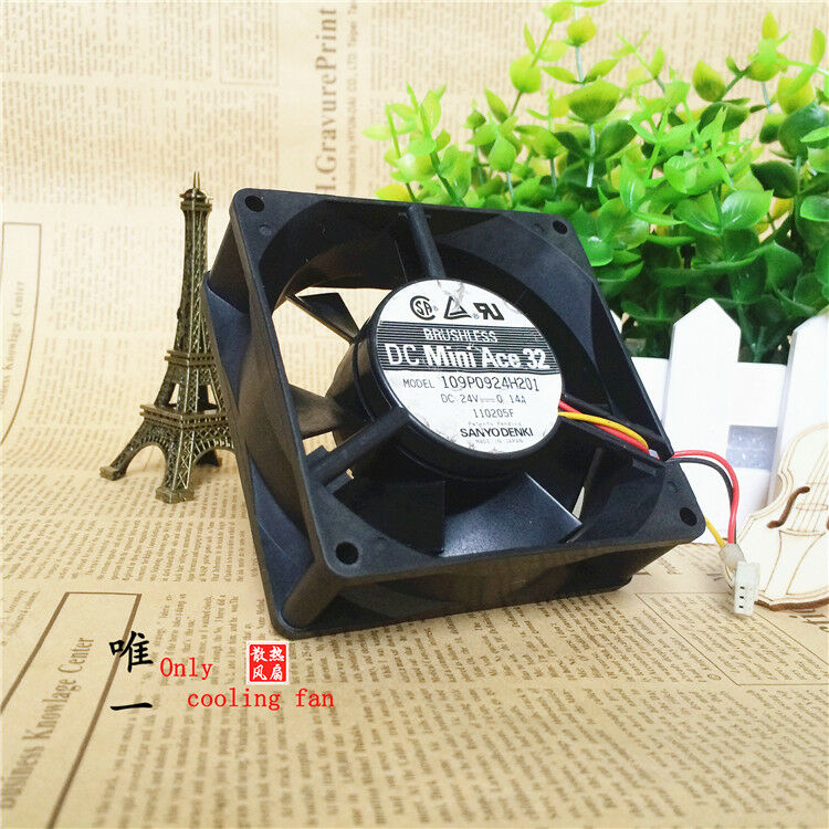 For SANYO DENKI 109P0924H201 fan 92*92*32mm 24V 0.14A 3Pin